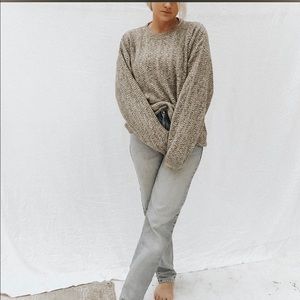 VINTAGE oversized knit sweater